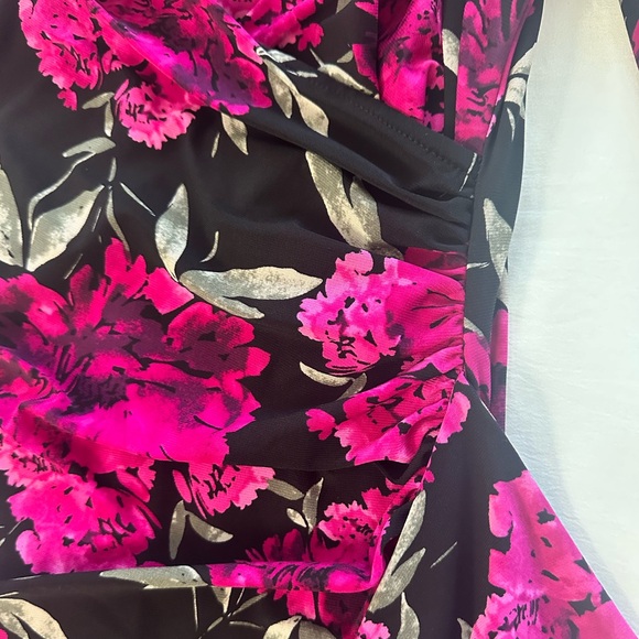 Anne Klein Pink and Black Dress - Picture 6 of 9